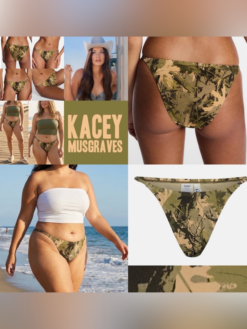 Kacey Musgraves Camo Bikini bottoms